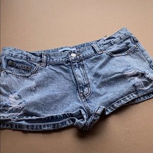 Ombré Style Women’s Super Short Shorts Size XL